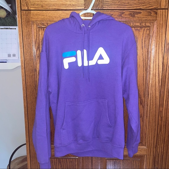 Purple Fila Hoodie - Picture 1 of 3